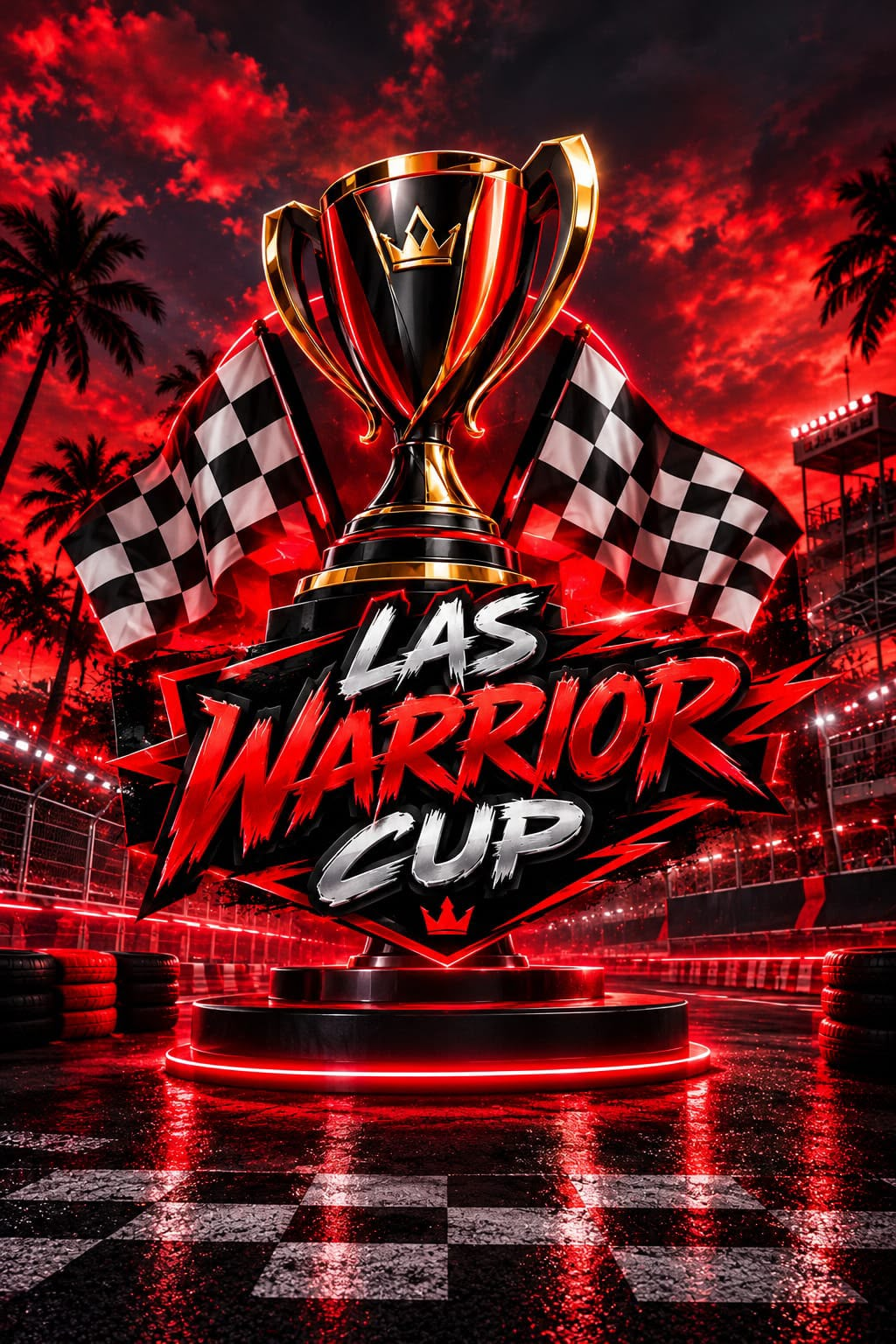 Trofeo e identidad de LAS Warrior Cup